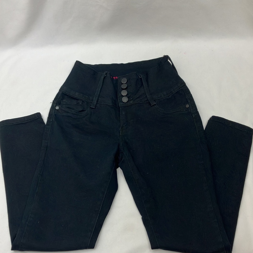 Ella Jeans black high waisted skinny pants woman’s size 1